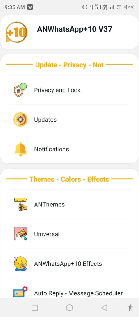AN WhatsApp Features