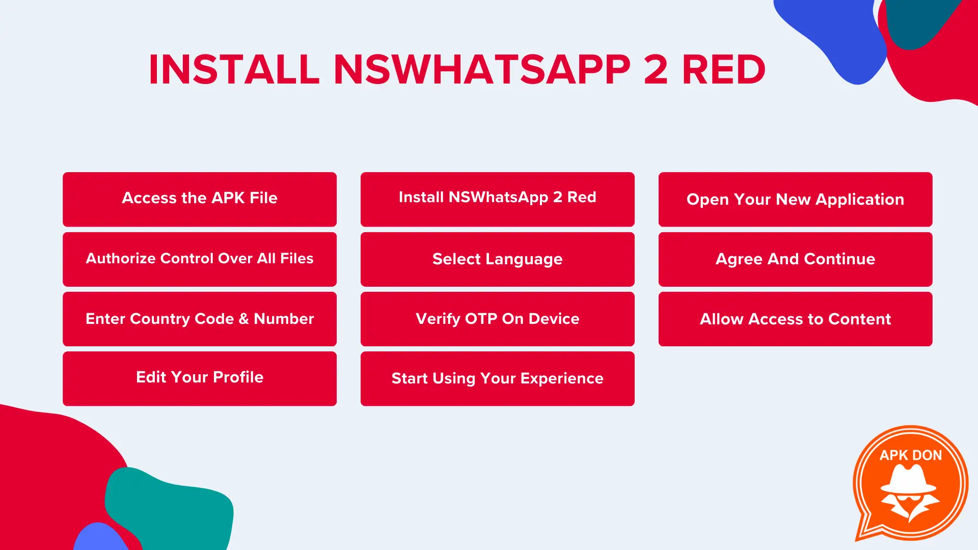 Install NSWhatsApp 2 Red