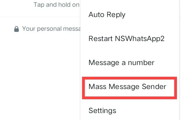 Mass Message Sender