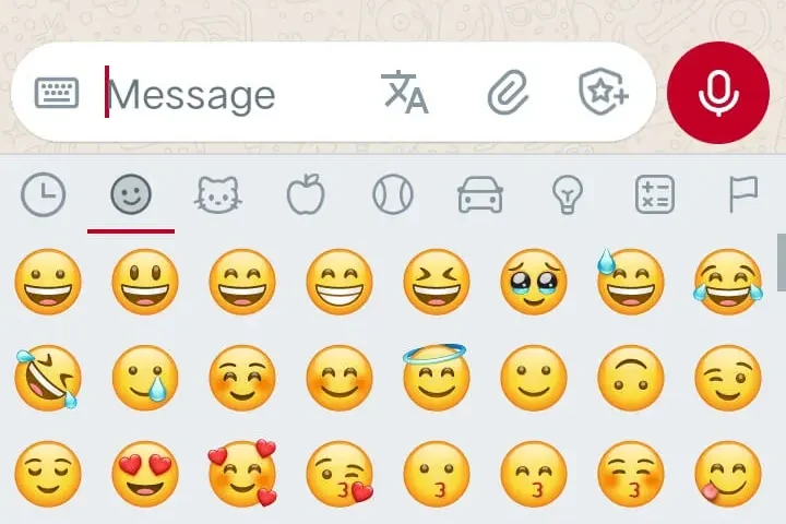 NSWhatsApp Red Emojis